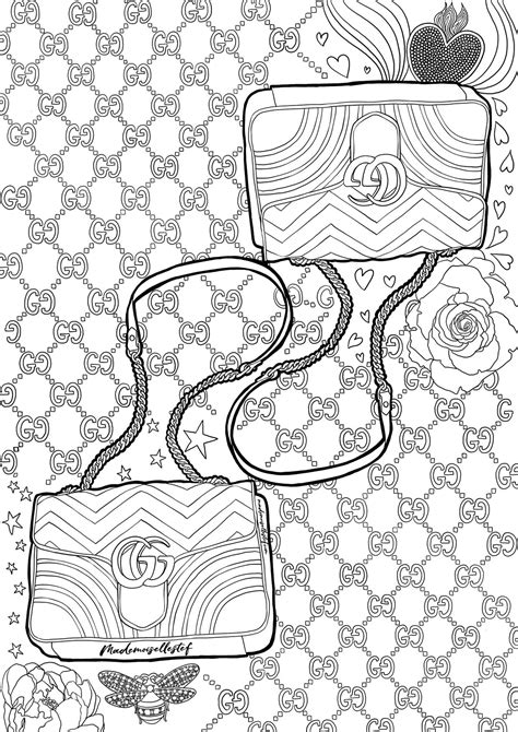 gucci coloring sheet|gucci coloring pages free.